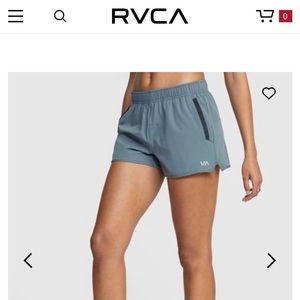 RVCA Blue Yogger Stretch Short